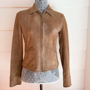 Vintage Ralph Lauren Suede Cropped Jacket size 6